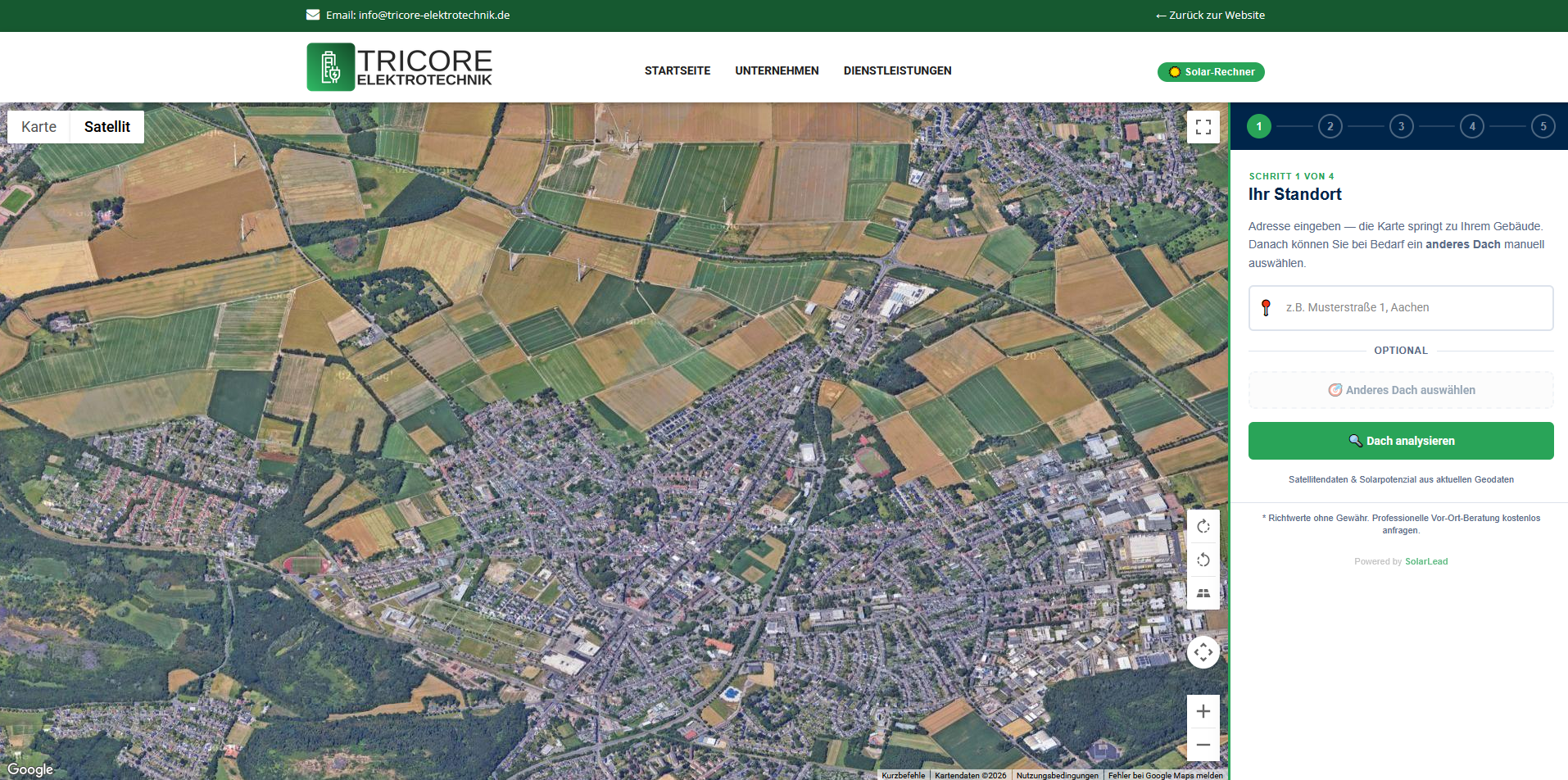 Solar-Rechner – Solaranlage kostenlos berechnen